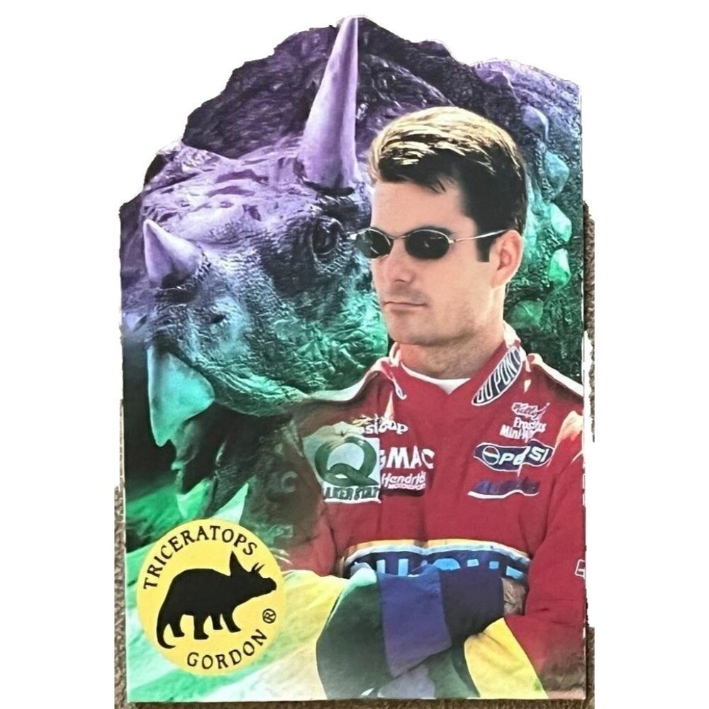 1997 Wheels Jurrasic Park Triceratops Jeff Gordon #1 NASCAR Racing